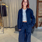 Mathilde is 165 cm tall and wears size M | navy
