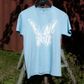 | light blue with white logo