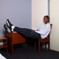 Youssouf is 189 cm tall and wears size L. | grey