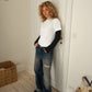 Cecilie is 168 cm tall and wears size S. | white