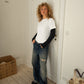 Cecilie is 168 cm tall and wears size S. | white