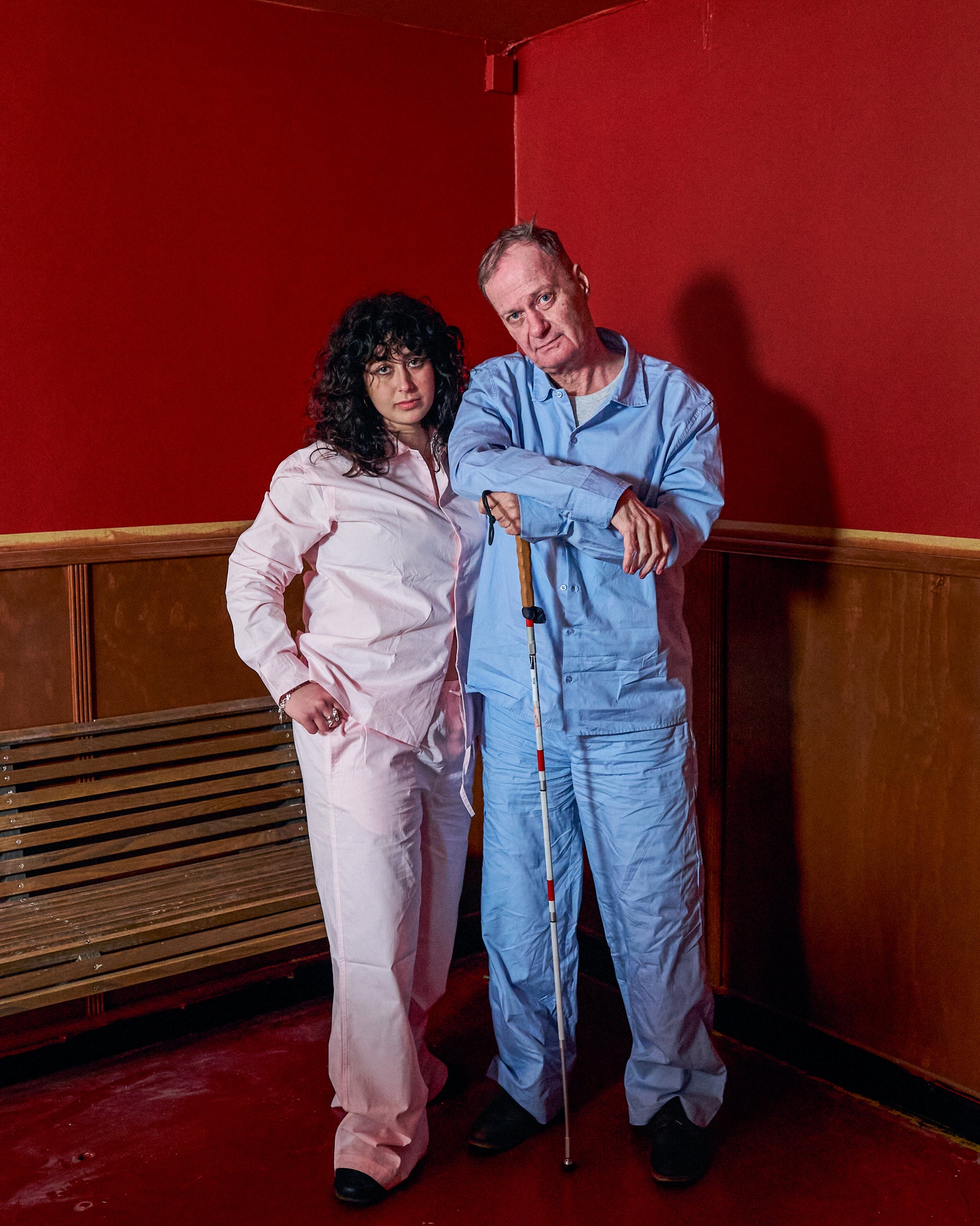 Knud is 183 cm tall and wears size L. | light blue