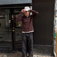 William is 193 cm tall and wears size XL. | dark brown