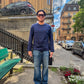 Kem is 180 cm tall and wears size L. | dark blue